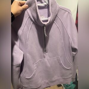 Lululemon oversized half zip Long